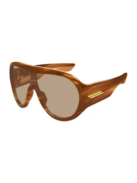 Bottega Veneta okulary przeciwsłoneczne brązowe