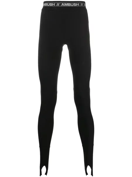 Leggings Ambush cu autograf negru