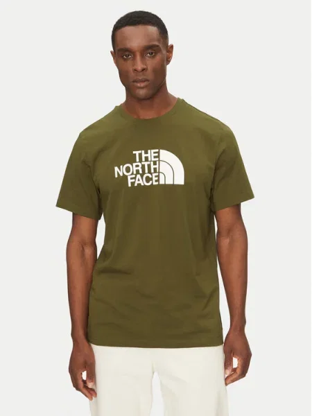 The North Face Marškinėliai Easy Žalia balta