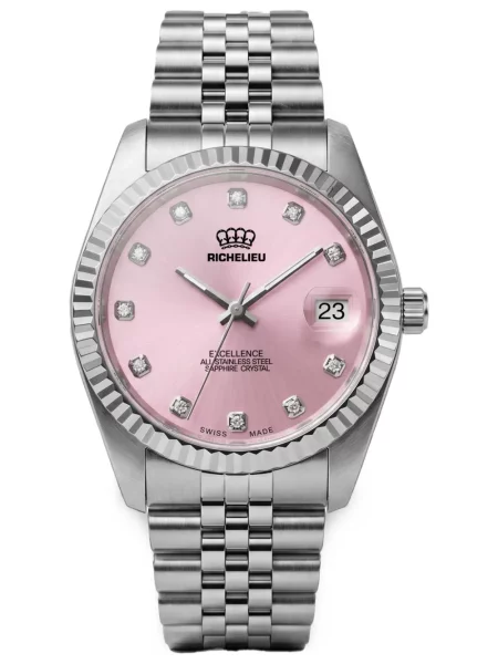 Ceas Richelieu Swiss roz