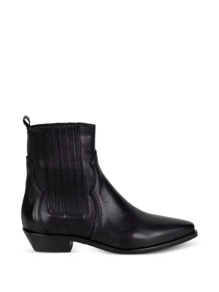Botine Imma din piele negru