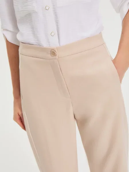 Pantaloni Marisse alb