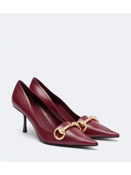 Pantofi cu toc Gucci din piele