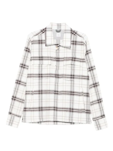 Карирана риза Eleventy бяло