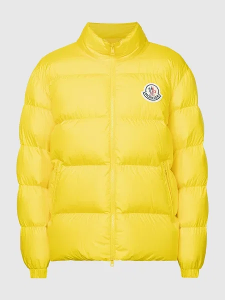 Пуховик Citala з логотипом Moncler жовтий
