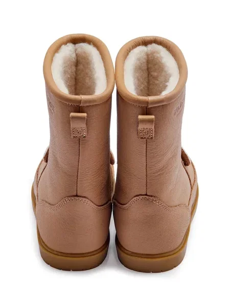 Donsje Дитячі шкіряні зимові черевики Wadudu Exclusive Boots Mouse