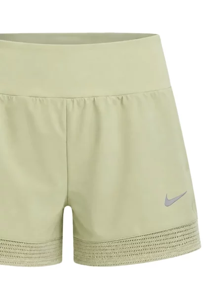 Pantaloni scurți Nike alergare cu talie înaltă în carouri albastru
