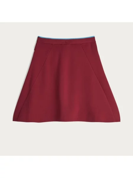 Dzianinowa spódnica sportowa Adidas fioletowa