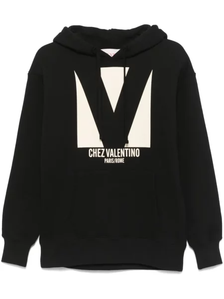 Bluza z kapturem Valentino Garavani czarna