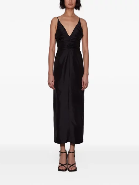 Rochie Wynn Hamlyn cu volane negru