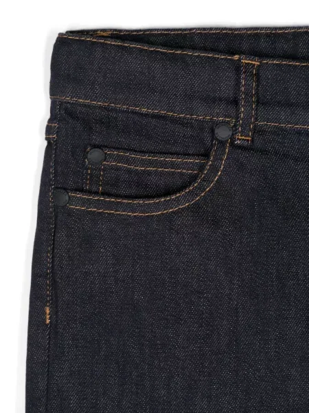 Jeansy dziecięce Moncler Enfant niebieskie