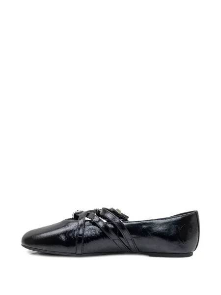 Balerini Michael Michael Kors cu cataramă negru