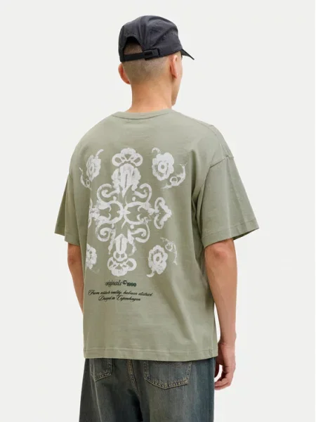 Jack & Jones Tricou Montauk Back verde
