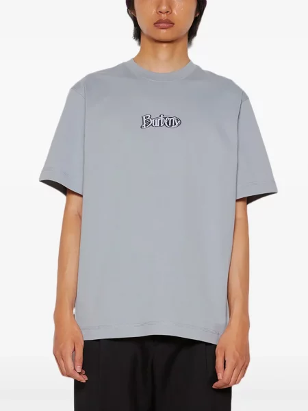 Tričko Burberry sivá