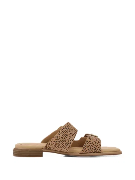 Sandale Clarks cu imagine cu model leopard cu cataramă