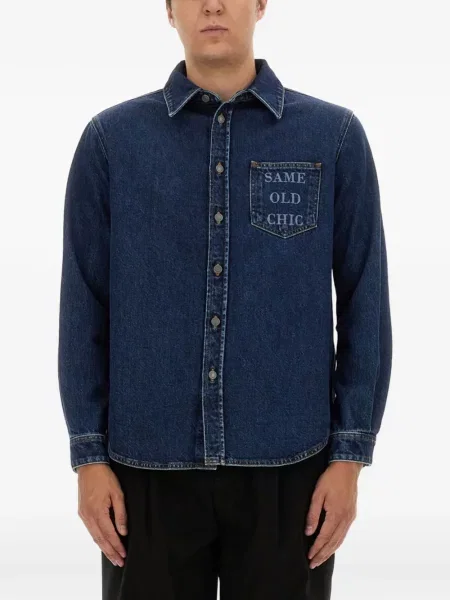 Риза Moschino синьо