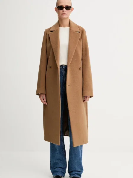 Bally sweter kaszmirowy lekki beżowy