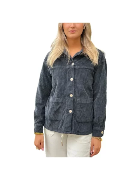 Kurtka jeansowa Denim Studio szara