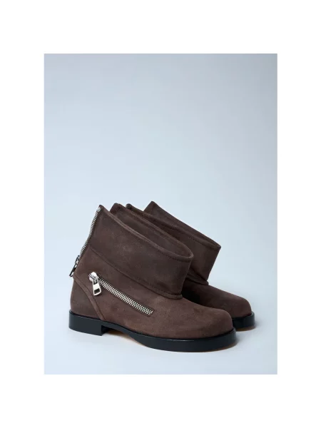 Botki Jw Anderson zamszowe brązowe