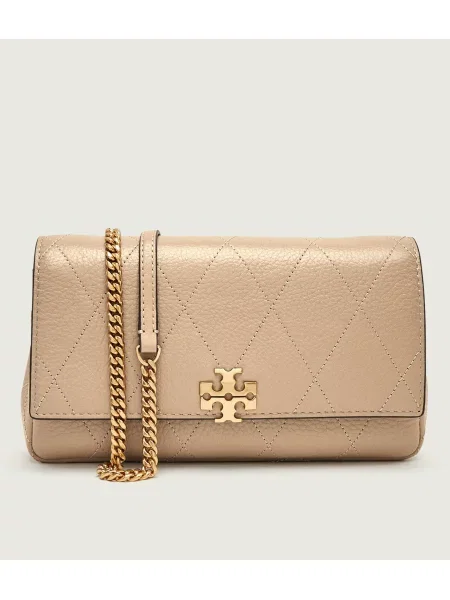 Rucsac Tory Burch din piele plic bej