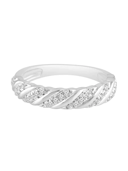 Diamant Exquis Prsteň strieborná