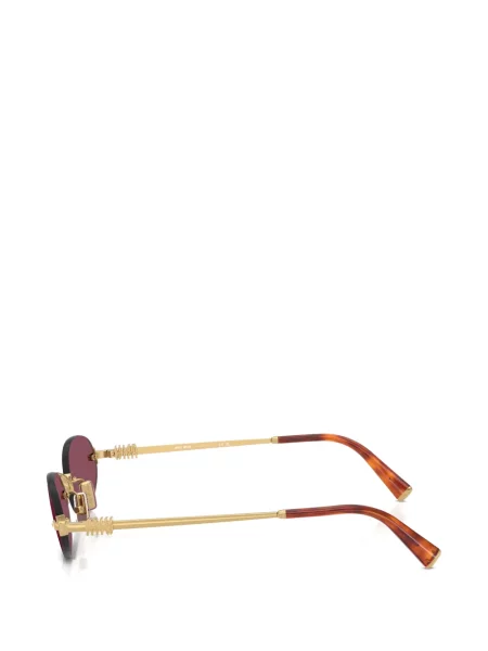 Ochelari de soare ovali Miu Miu Eyewear