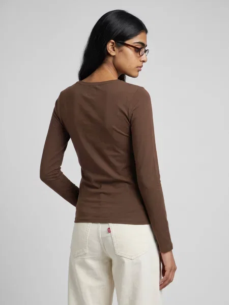 Tričko Armani Exchange hnedá