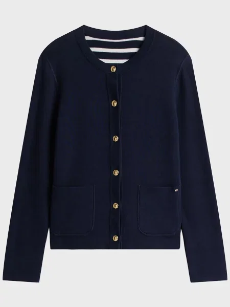 Кардиган Tommy Hilfiger з джерсі синій