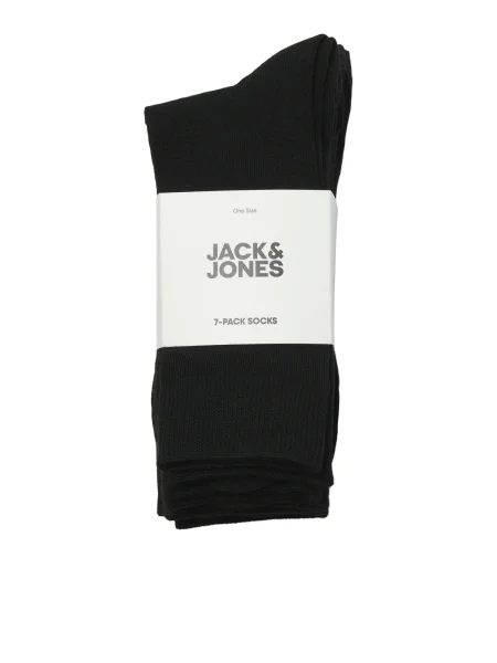 JACK & JONES Șosete JACBLACK FRIDAY negru alb