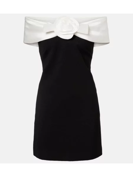 Rochie Self-portrait cu model floral negru