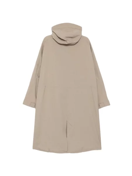 Parka Maison Kitsuné smeđa