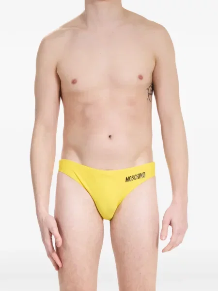 Chiloți Moschino cu imagine galben