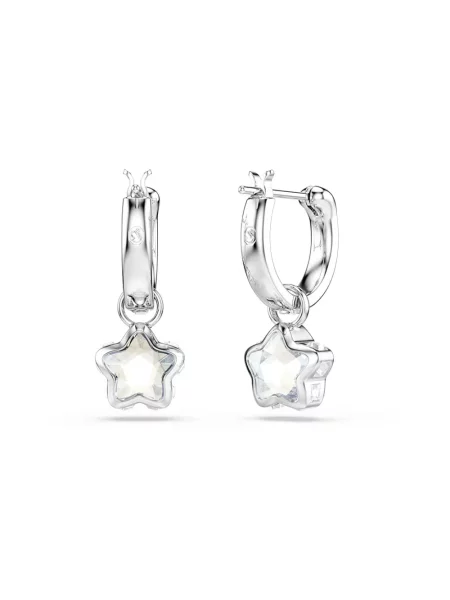 Swarovski kolczyki kryształ Swarovski CHROMA szare