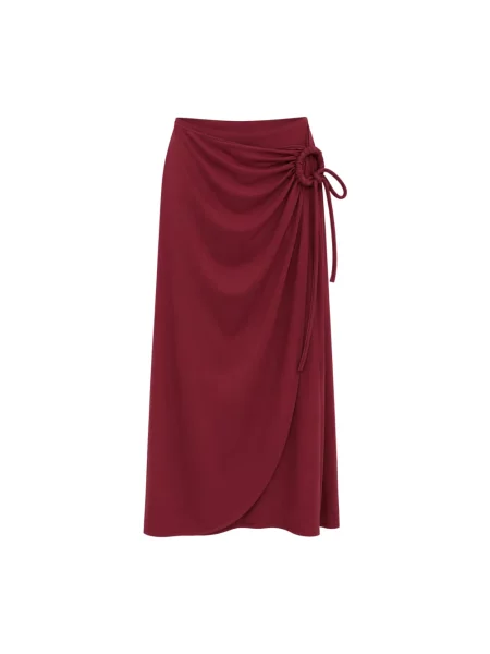Spódnica maxi Max Mara czerwona