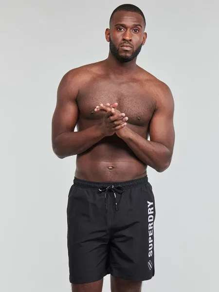 Scurt pantaloni Superdry negru
