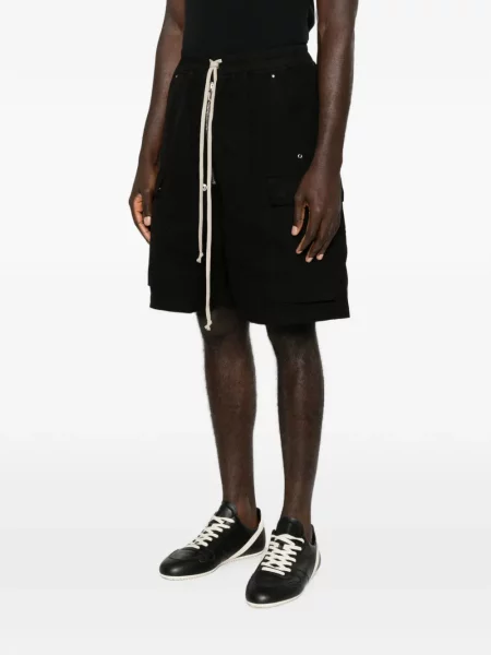 Шорти cargo Rick Owens Drkshdw с връзки черно