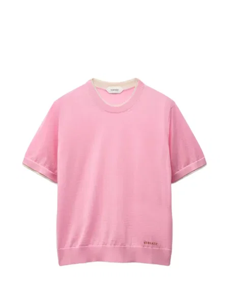 Tricou Versace cu autograf roz