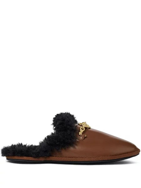 Papuci de casă Stella Mccartney maro