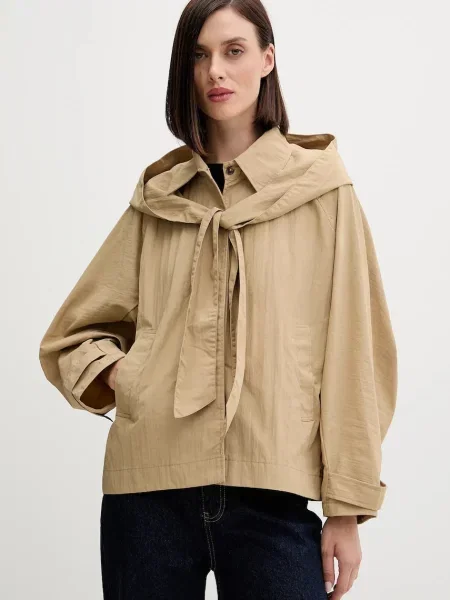 Hoss Intropia geacă de tranziție oversize verde