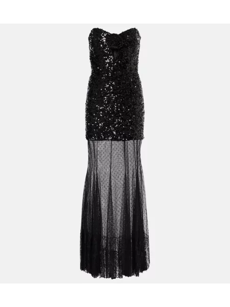 Rochie Rebecca Vallance plasă negru