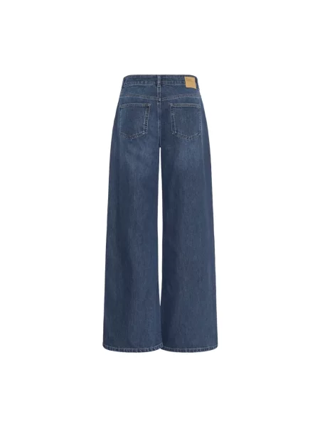Szerokie jeansy My Essential Wardrobe niebieskie