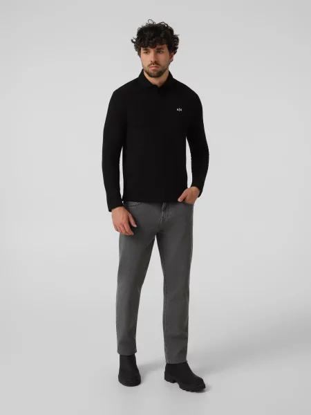 Поло Armani Exchange черное