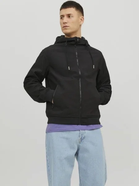 Jack & Jones Prechodná bunda čierna