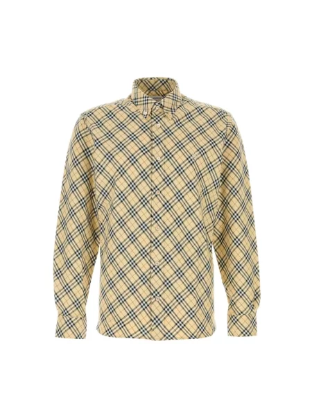 Koszula Burberry w kratkę z długim rękawem klasyczna