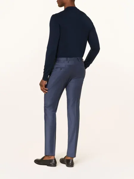 Roy Robson Slim Fit Kalhoty dark blue modré