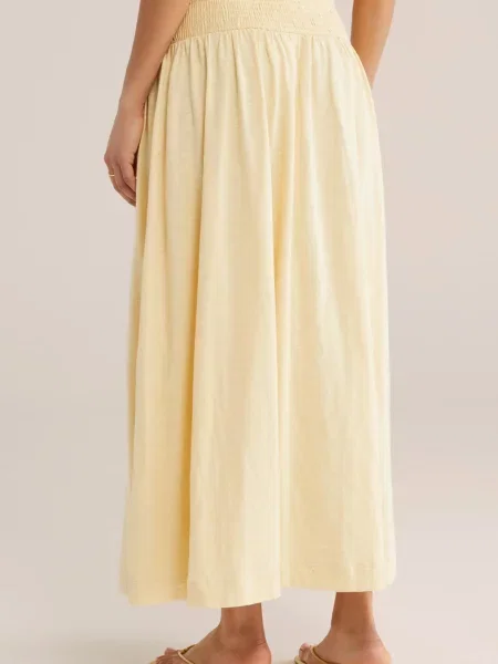 WE Fashion Fustă deschis galben