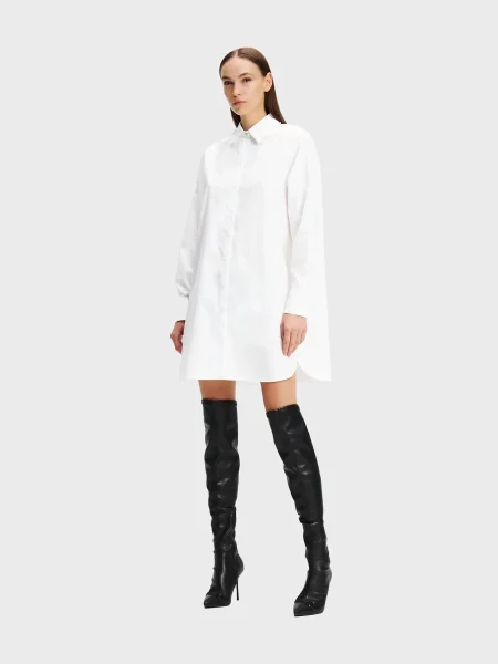 Платье мини Karl Lagerfeld белое