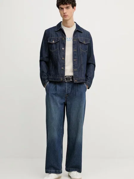 Calvin Klein Jeans majica za muškarce od pamuka bež