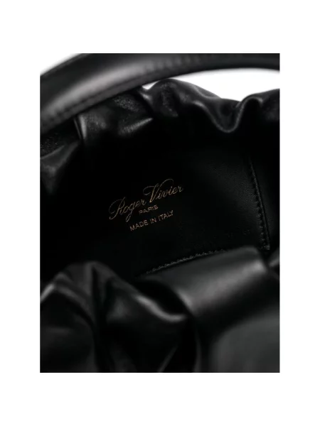 Torebka hobo Roger Vivier skórzana czarna