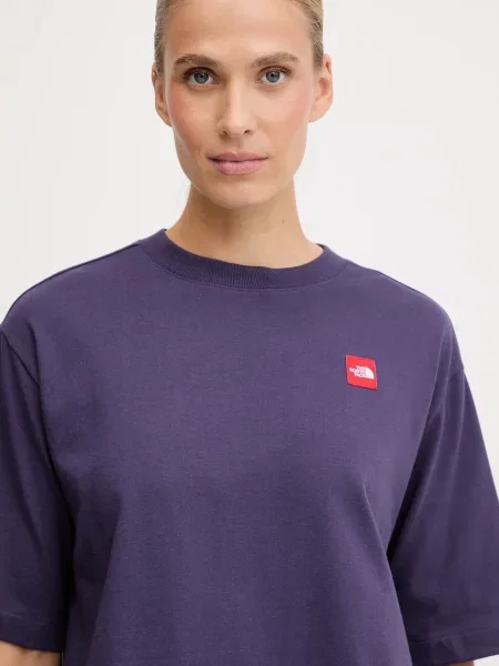 Футболка The North Face Redbox фіолетовий